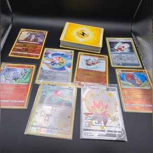 Pokemon Trading Cards - Red, Yellow, Blue, Silver